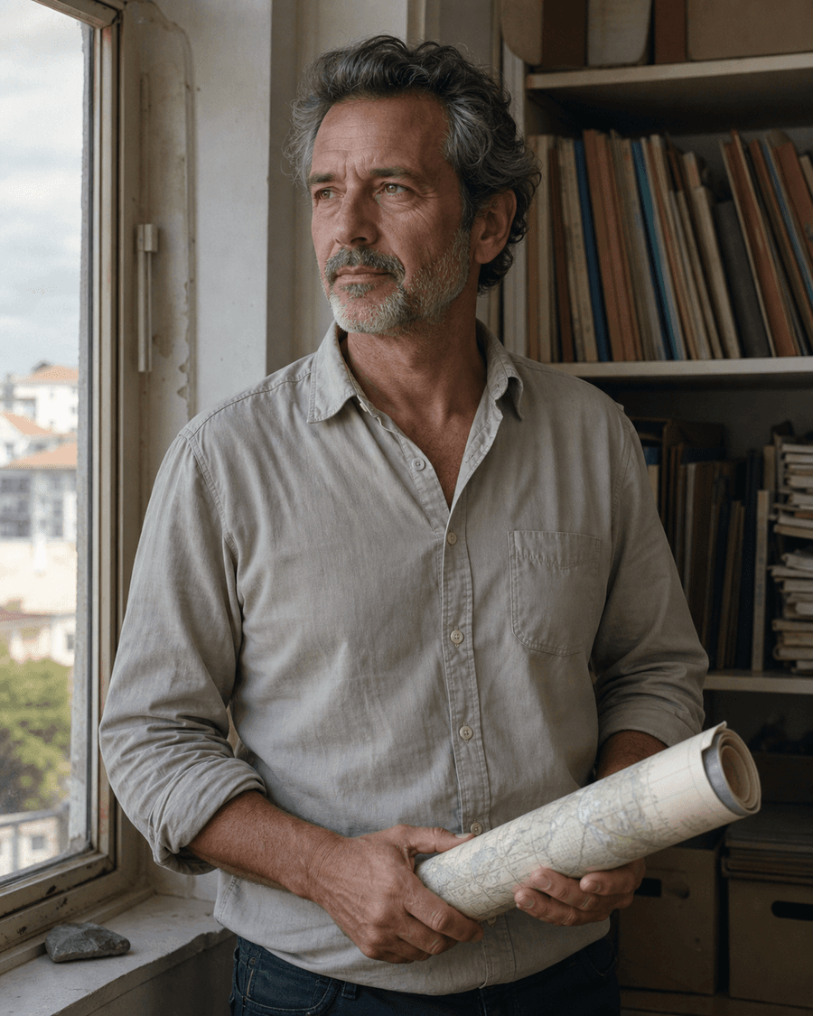Portrait of Tomás Renard, Director of Programmes at Fieldstone Collective